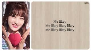 TWICE - LIKEY easy lyrics