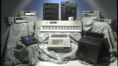 Akai 1994 Product Sampler, Akai S3000, S3200, Akai DD1000, Akai DR4