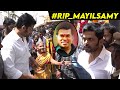 Actor Karthi at Mayilsamy death live Nassar Last Respect to Mayilsamy Passed away Mayilsamy Funeral