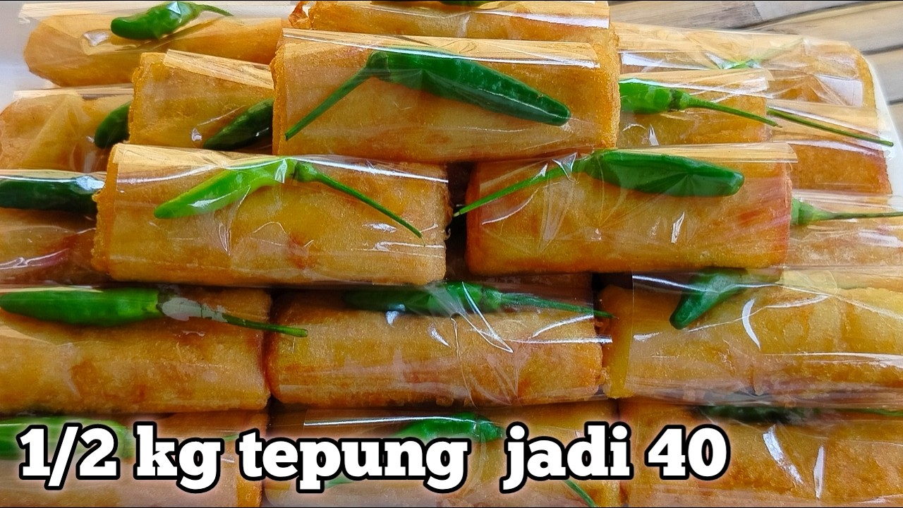 sosis solo ekonomis takaran 1/2 kg tepung terigu