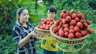 Bring Lychee Home and make Drinking | Lychee Drinking | How to cook fruit