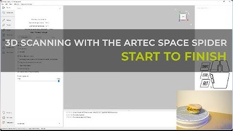 3D Scanning an Egg McMuffin with an Artec Space Spider