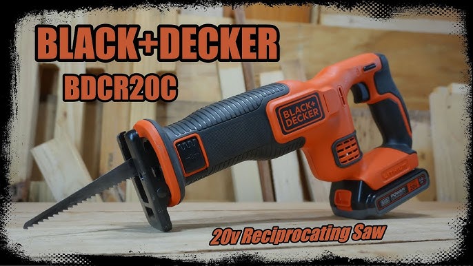 BLACK+DECKER 20V Max Lithium Cordless Reciprocating Saw Review 