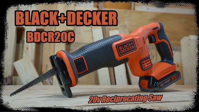 Black+decker 20V MAX* Cordless Reciprocating Saw Kit (BDCR20C)