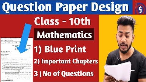 Nios Class 10th Mathematics || Blue Print ||Important Chapters || Marking Scheme || by Arihant Sir