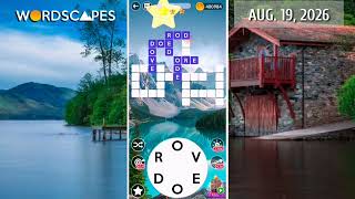 Wordscapes Daily Puzzle August 19, 2026 gameplay | Answers | Solution