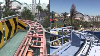 Mulholland Madness Vs Goofys Sky School At Disney California Adventure