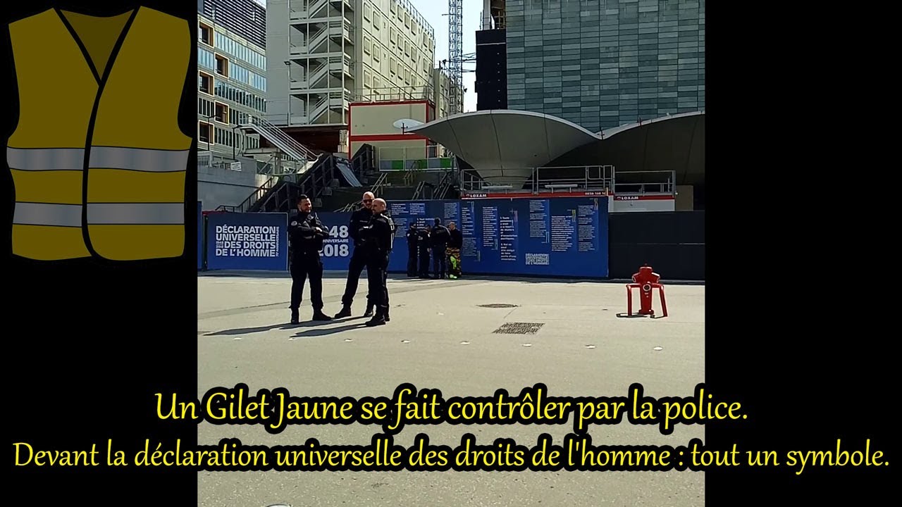 13 Avril 2019 Gare Dausterlitz Contrôle De Police Dun Gilet Jaune