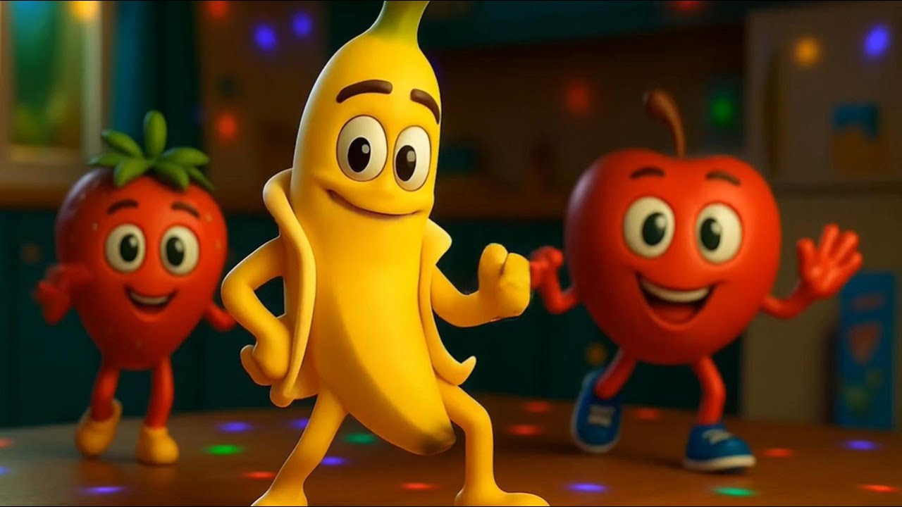 🍌 Banana and Friends | Fun Fruit Song for Kids | Dance and Sing Along ...