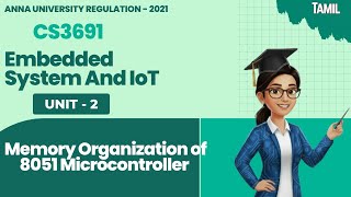 Memory Organization of 8051 Microcontroller in Embedded systems and IoT in tamil||CS3691|AU reg-2021