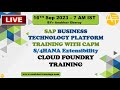 Sap btp training for developers  capm training for professionals live contactanubhavtrainingscom