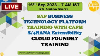 SAP BTP Training for Developers  CAPM Training for Professionals LIVE contact@anubhavtrainings.com