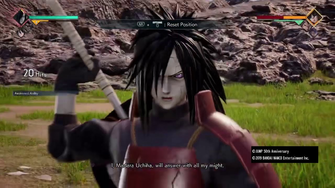 100% Madara Combo|Jump Force|