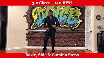 Salsa Dance for Absolute Beginners - Rhythm 3-2 Clave - 140 BPM