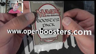 Antiquities Booster pack opened! Let's see what's behind the silver wax!