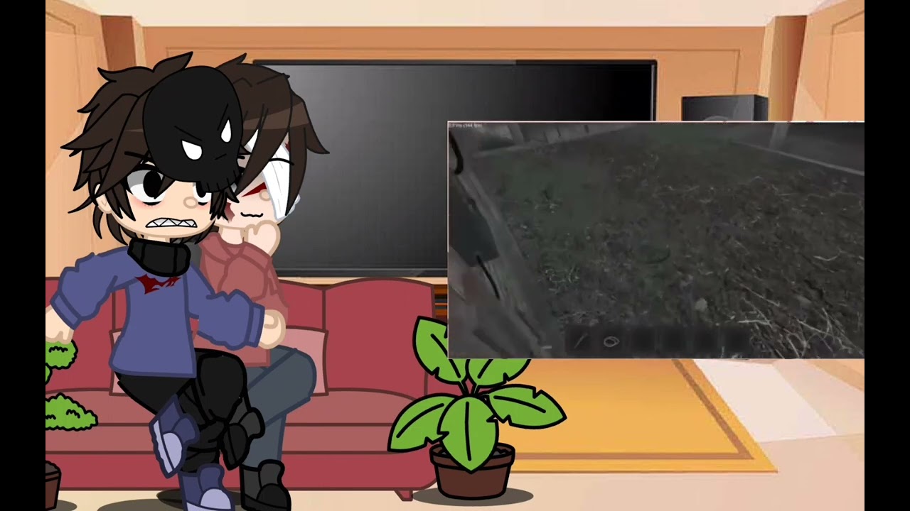 《▪︎реакция персонаже валера гостер на стоит ли сбегать от маньяка 3▪︎》