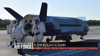 USAF X-37B Space Plane Landing Footage and SAPR