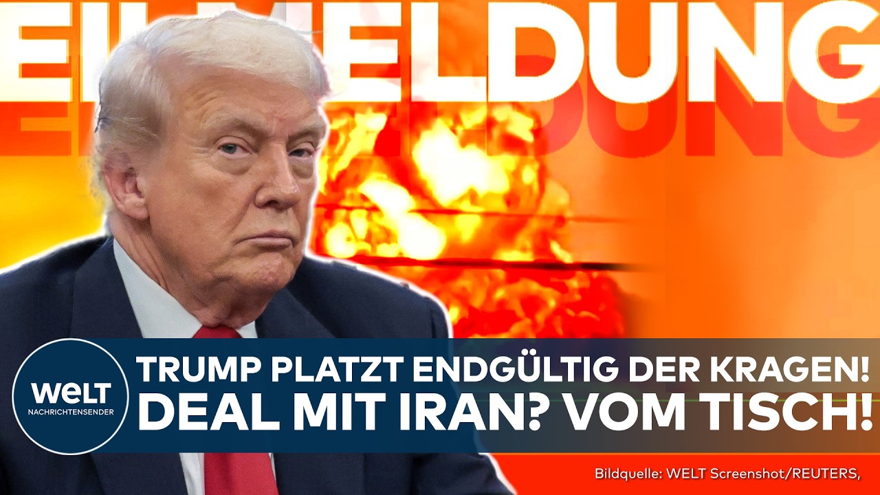 KRIEG MIT IRAN: Atom-Abkommen mit Iran vom Tisch! Donald Trump will 
