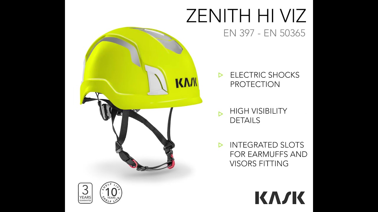 KASK ZENITH Hi Viz Helmet  EN397  EN50365