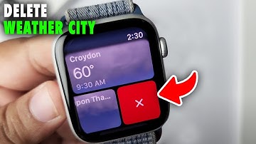 How to delete weather city on apple watch (ANY Series)