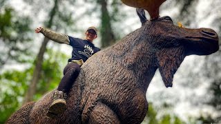How I Built a 10-Foot Moose for a Ski Resort