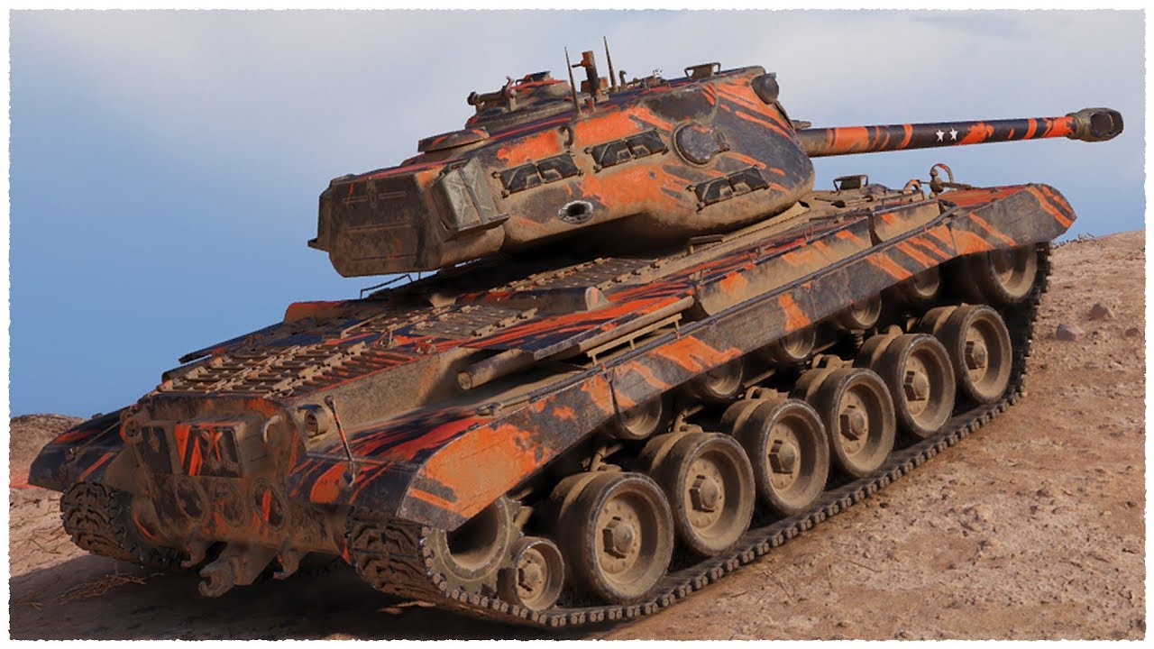 M46 Patton 10k Damage Without Gold Ammo Wot Gameplay Youtube
