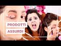 Provo makeup occhi assurdo: Stampini per eyeliner, mascara a motore