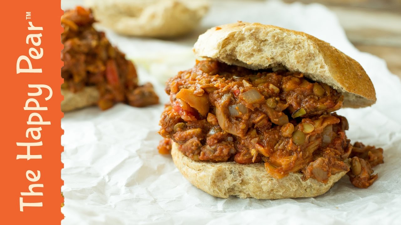 Vegan Sloppy Joe | EXTRA SLOPPY | THE HAPPY PEAR - YouTube