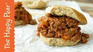 Vegan Sloppy Joe | EXTRA SLOPPY | THE HAPPY PEAR