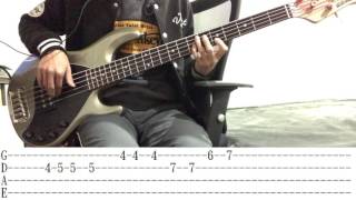 Ed Sheeran-Castle On The Hill Bass Cover+TAB chords