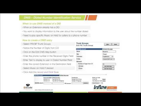 How to Use ShoreTel Dialed Number Identification Service