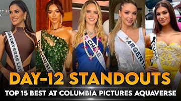 Miss Universe 2025  - COLUMBIA PICTURES AQUAVERSE STANDOUTS (TOP - 15) 👑💫❤️