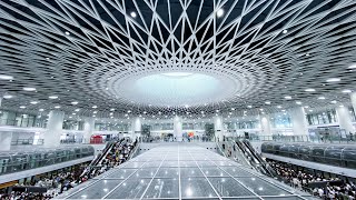 深圳之眼 | 中国最大地铁站 | 岗厦北地铁站 | 深圳超级地铁站 |超科幻地铁站 |