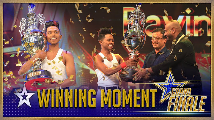 WINNING MOMENT | Sri Lanka's Got Talent | Sirasa TV