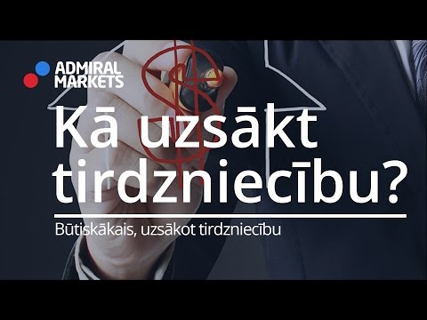 Kā uzsākt tirdzniecību?