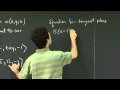 Tangent planes | MIT 18.02SC Multivariable Calculus, Fall 2010