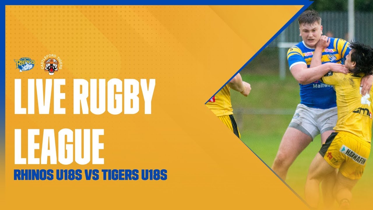Watch the Rhinos Under-18s live this Friday