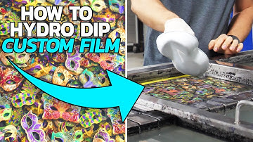 HOW TO HYDRO DIP CUSTOM HYDROGRAPHIC FILM | Liquid Concepts