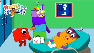 Animations Story Numberblocks Animations 2 Falling Off The Swing Doctor 7 Heals Him - Cakningkak