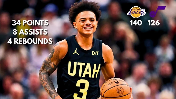 Keyonte George Vs Los Angeles Lakers (November 18, NBA 25/26 Regular Season)