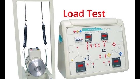No load and blocked rotor test on single phase induction motor