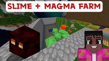 SLIME AND MAGNA CREAM FARM CUBECRAFT SKYBLOCK EP - 14