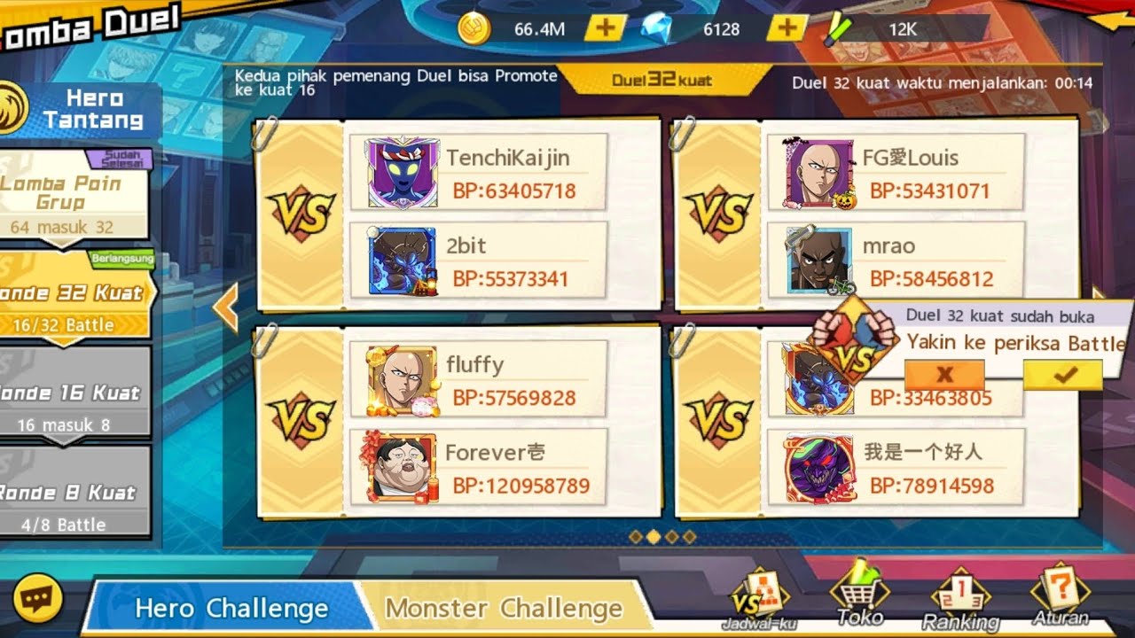 [LIVE] FINAL Tournament Tatsu UR, selalu ketemu top rank 1