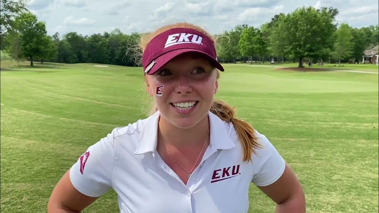 EKU Women's Golfer Maddie Hensley Interview YouTube
