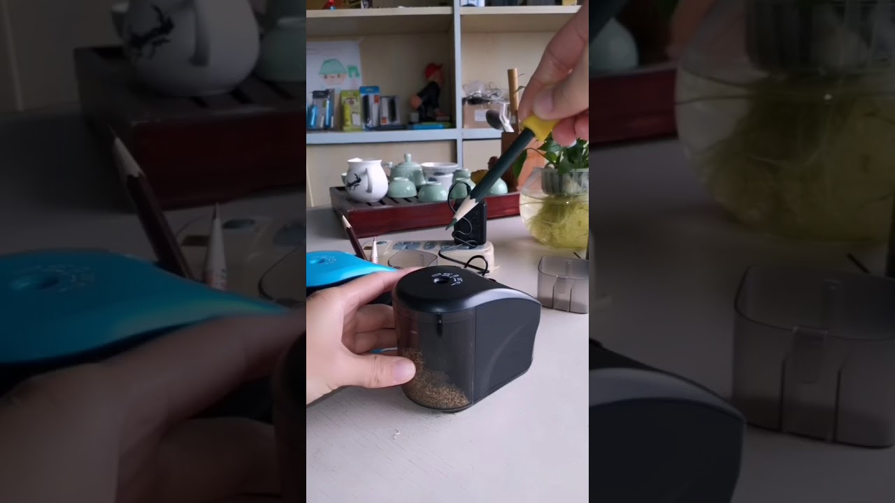 Electric Pencil Sharpener for NO.2 Pencils and Colored Pencils,Portable Automatic  for Classroom
