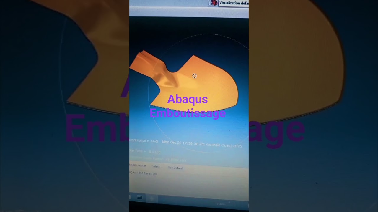 abaqus emboutissage une pelle