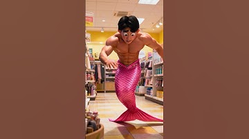 🧜🏻‍♂ Jinu ’s funny act of turning into a Mermaid #sajaboys #kpop #funny #rumi