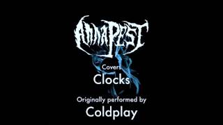 Video thumbnail of "Coldplay - Clocks (Metal Cover by Anna Pest ft. Red Skull)"