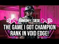 The Game I Got Champion Rank in Void Edge! | Kafe Full Game