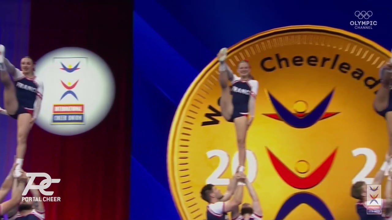 Team France Coed Elite ICU World Cheerleading Championship 2024 Finals